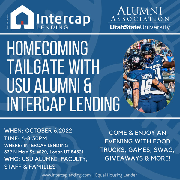 October 6: Homecoming Tailgate with Alumni Sponsor Intercap Lending