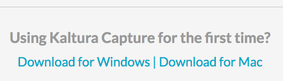 download kaltura desktop capture for mac or windows