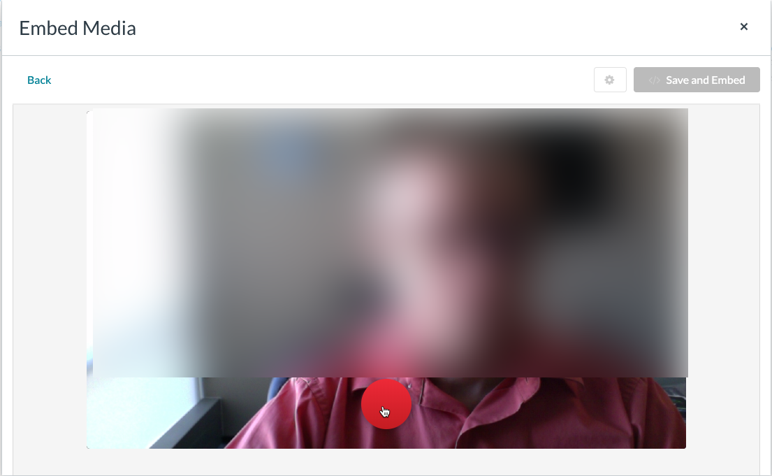 Kaltura Capture minimize icon