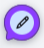 Purple speech bubble icon with a white pencil inside, representing commenting or editing feedback.