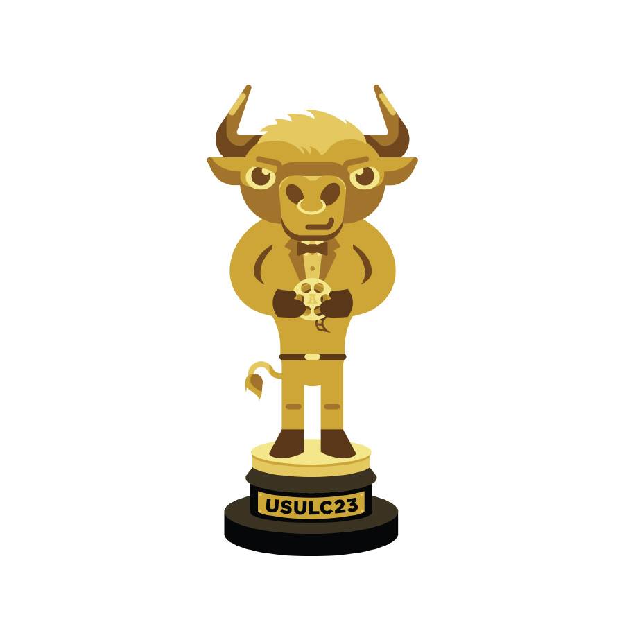Big Blue Oscars Award