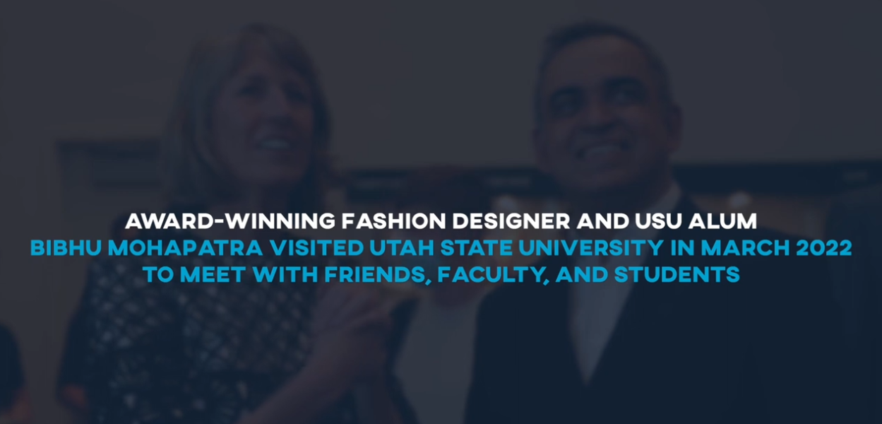 Bibhu Mohapatra: USU Alum and Award-Winning Fashion Designer Visits Utah State University 