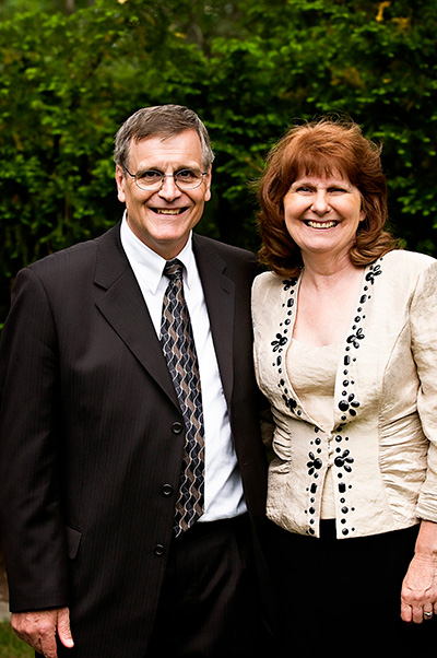 Vicki with her husband Steve