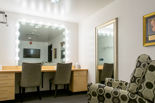 Nancy Peery Marriott Star Dressing Room