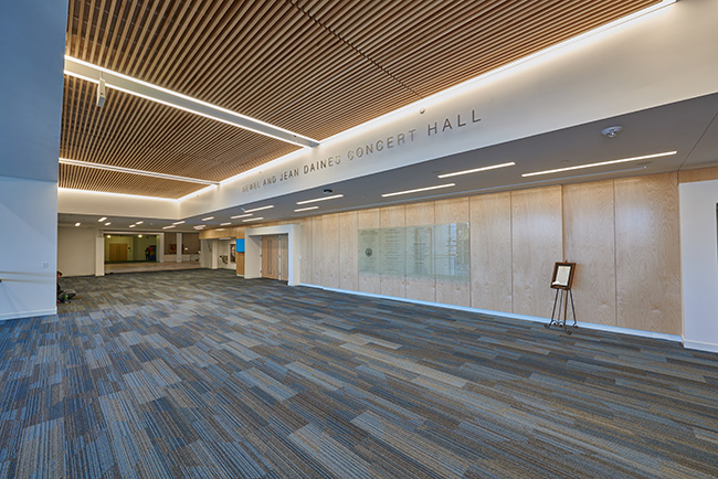 Newel (1924-2016) and Jean (1924-2018) Daines Concert Hall