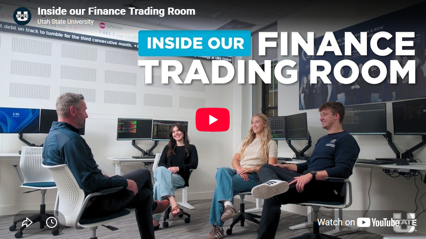 Huntsman School Names Finance Trading Room in Honor of Marriner S. Eccles
