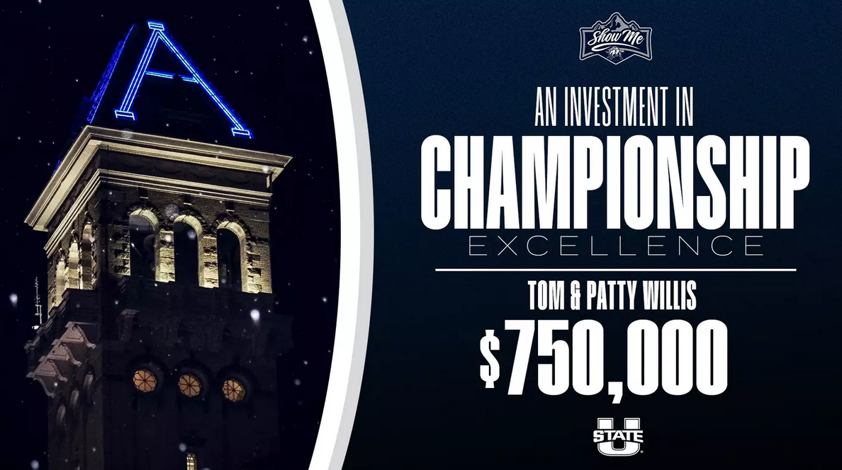 Willis Family Gifts $750K to Boost Utah State Athletics