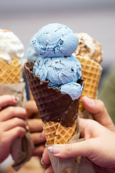 blue mint ice cream
