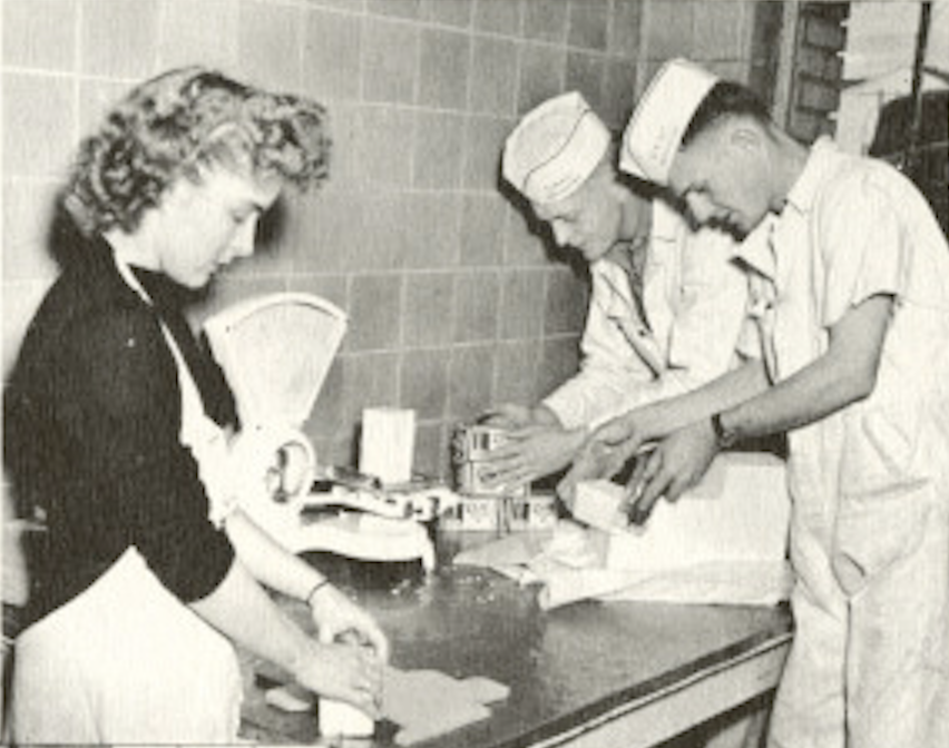 making butter in 1948