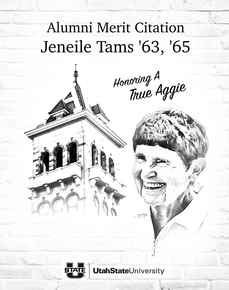 Jeneile Tams '63, '65 - Alumni Merit Citation