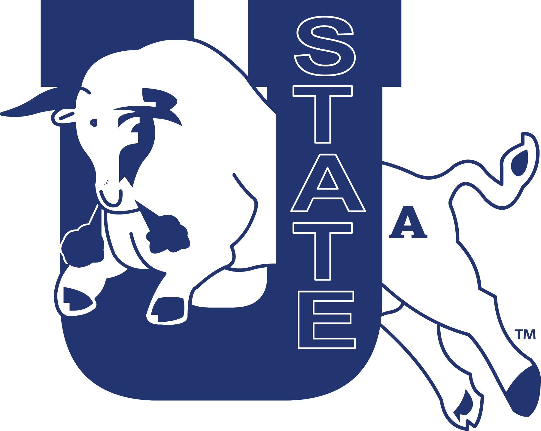 1992 - 1995 Bull jumping through U State mark