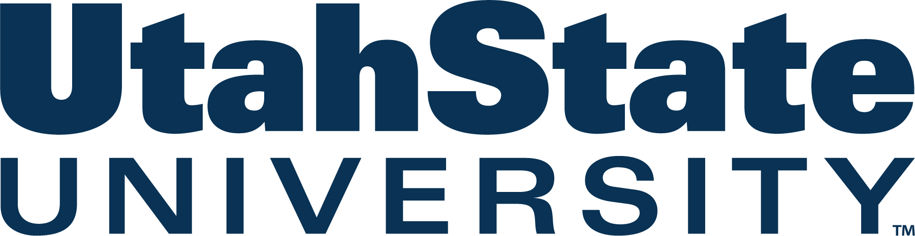 2006 - 2021 Utah State University stacked wordmark
