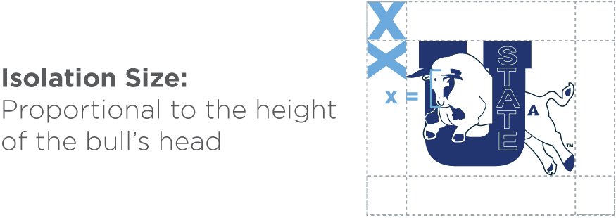 Bull jumping through a U