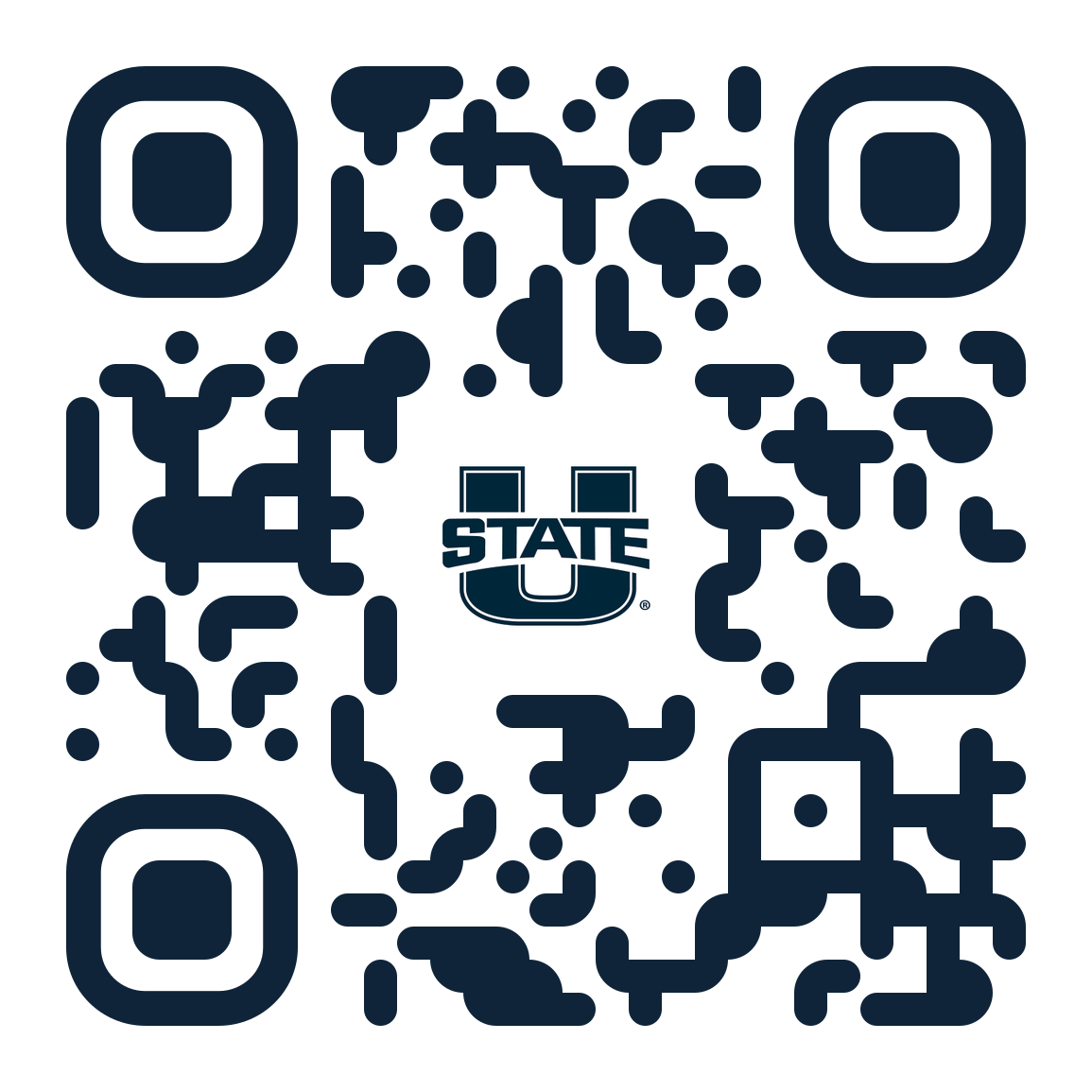 QR Example for aggie blue