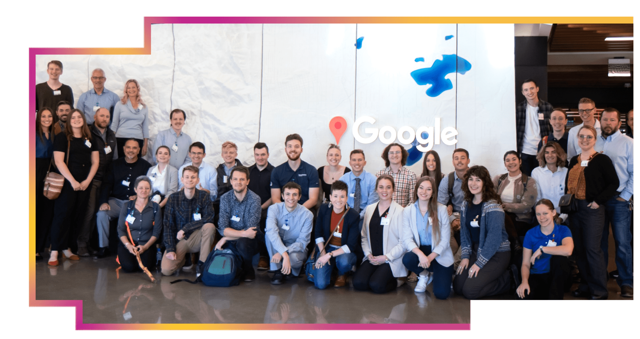 CAI students at Google Boulder HQ.
