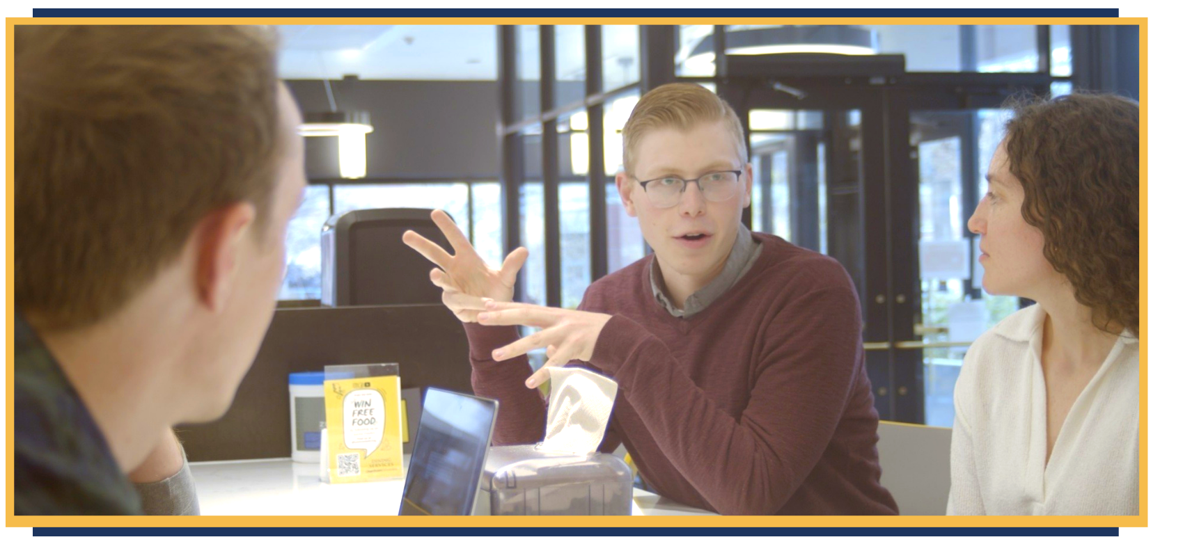 stock of people talking