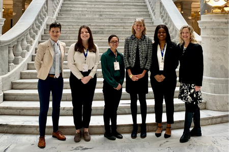 CAI students with Noelle Cockett