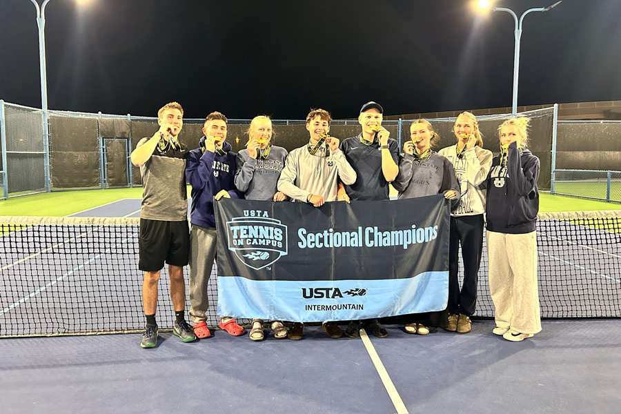 Tennis Team as Champions