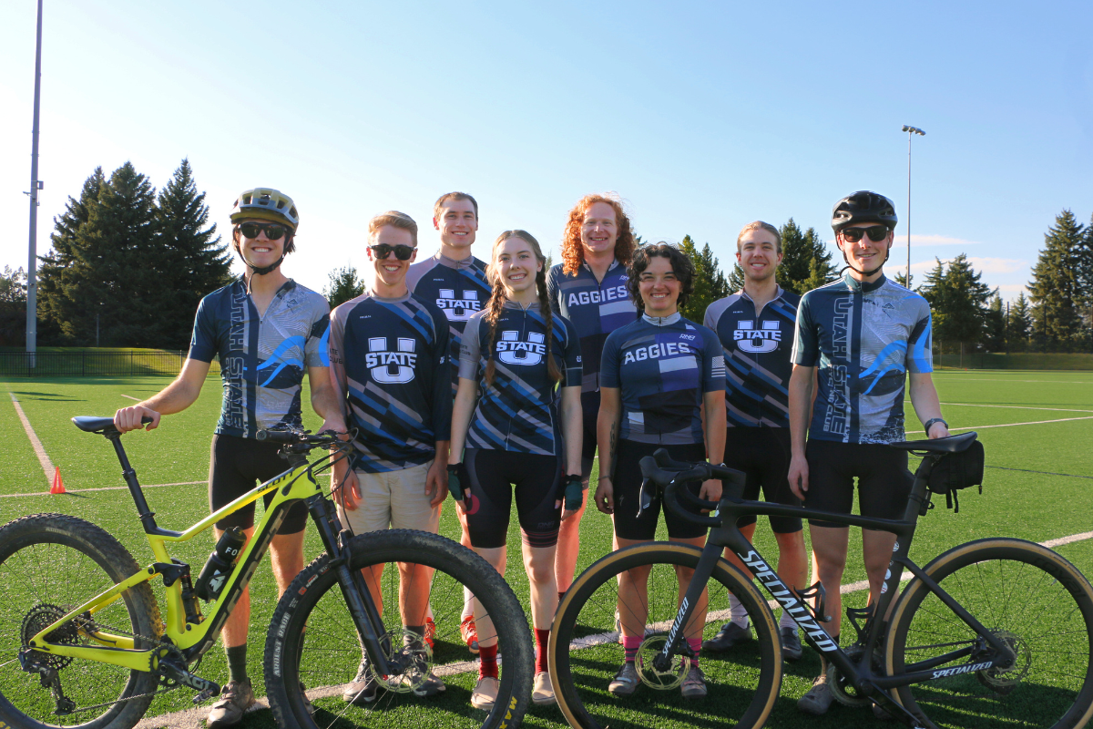 cycling team photo