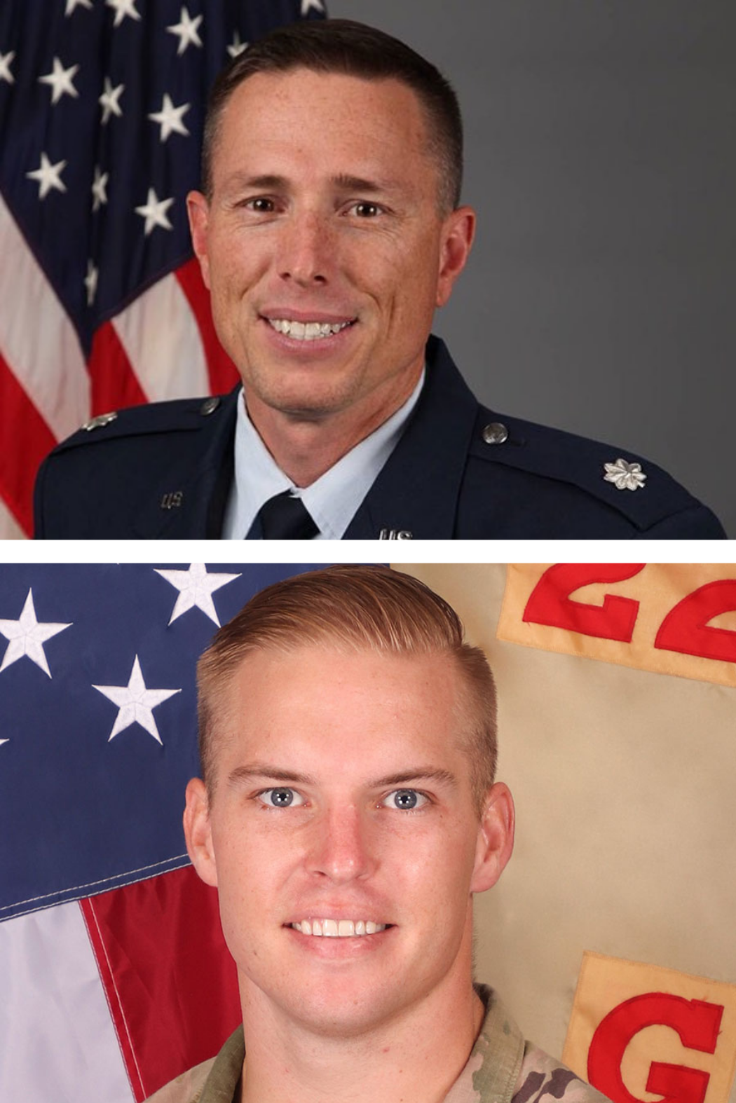 Lt Col Mark Hodges and Tanner Ridenour