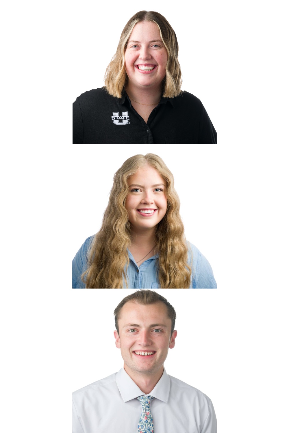 Sierra Graul, Allison Beck, and Dane Folkman