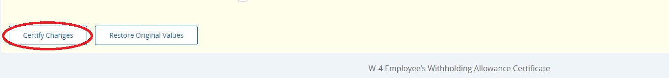 certify changes 