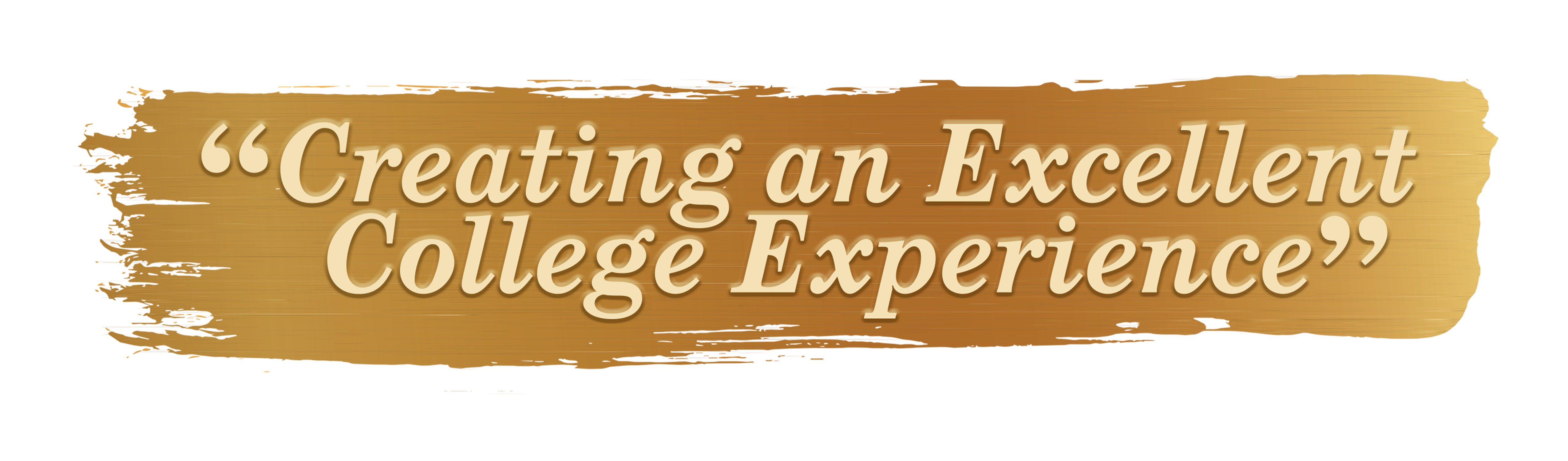 creating an excellent college experience