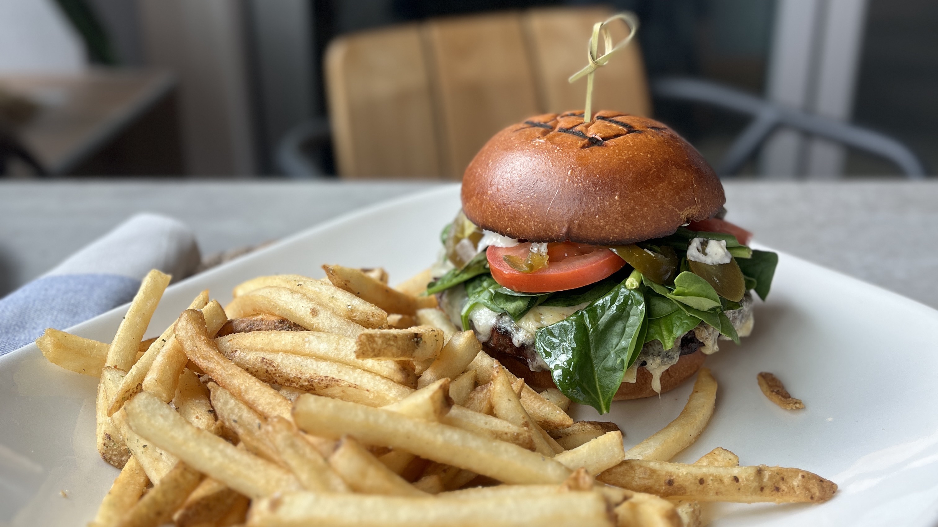 Big Blue Buffalo Burger