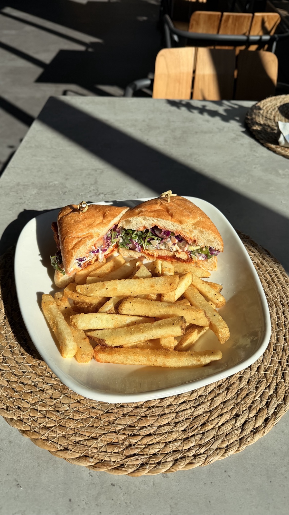 Buffalo Waldorf Crispy Chicken Sandwich