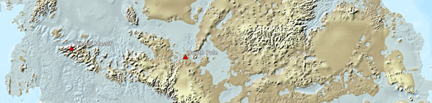 map of south pole