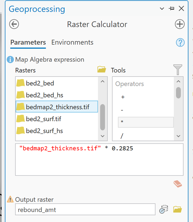 Calculating amount of rebound
