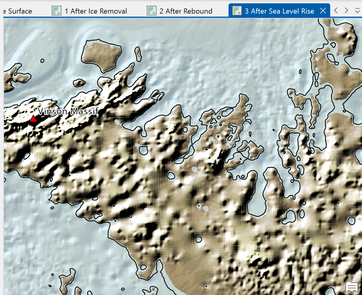 Close up of final map
