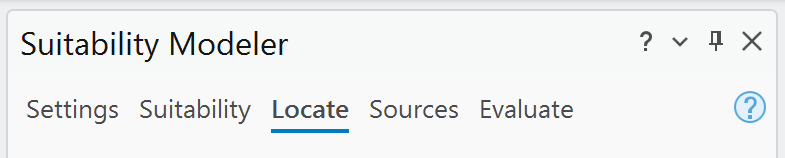 Locate tab