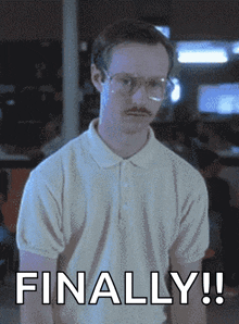 Finally!