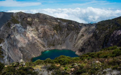 Costa Rican volcanic lake