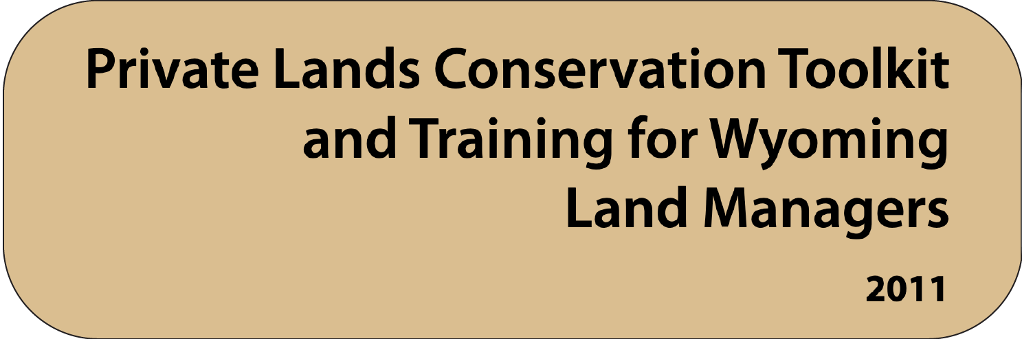 wyoming conservation toolkit