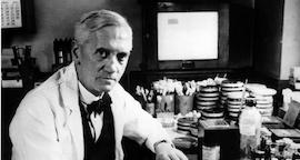 Alexander Flemming, the man who discovered penicillin