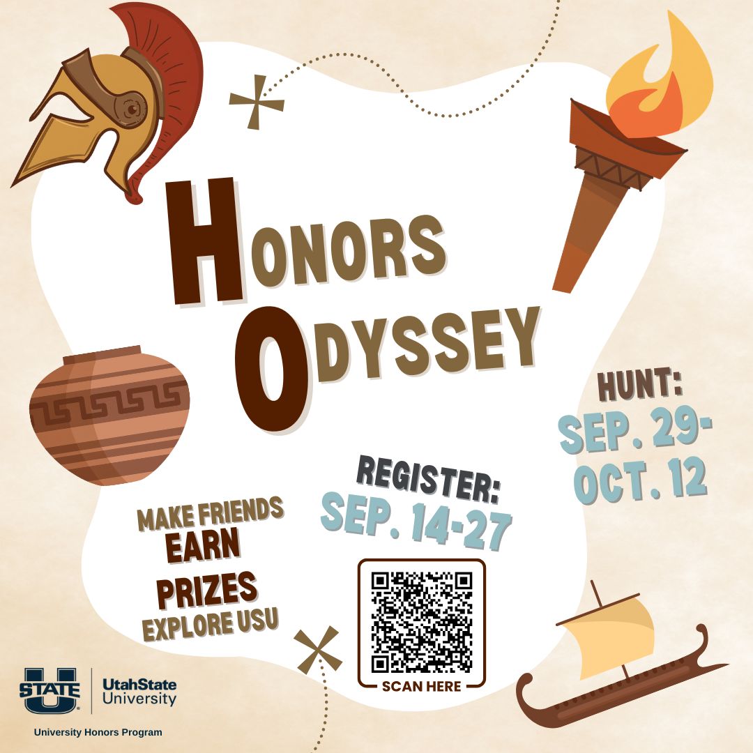 Honors Savenger Hunt flyer