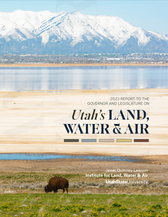cover for 2023 Report to the Governor on Utah Land Water and Air
