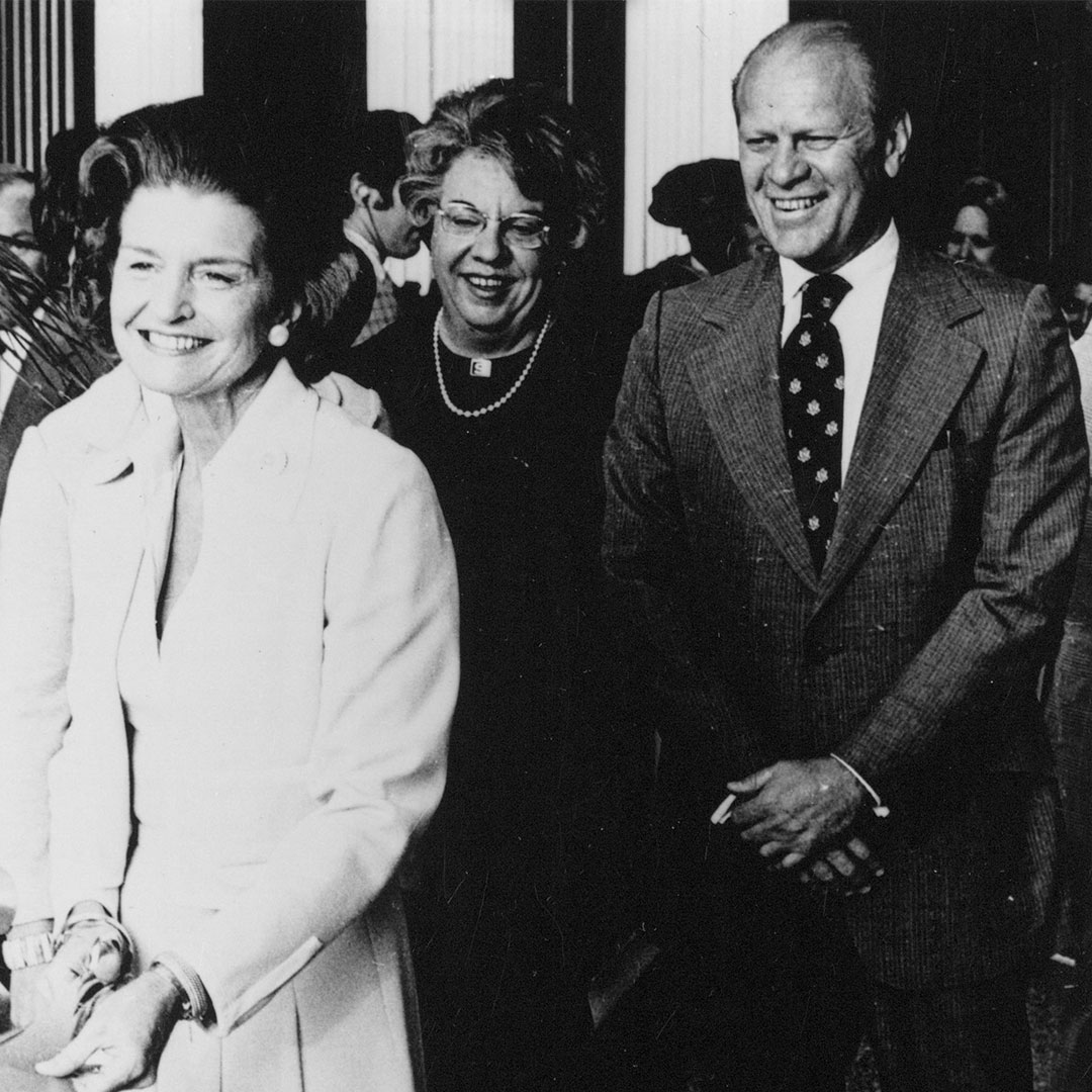 Dean Helen Lundstrom and Betty Ford
