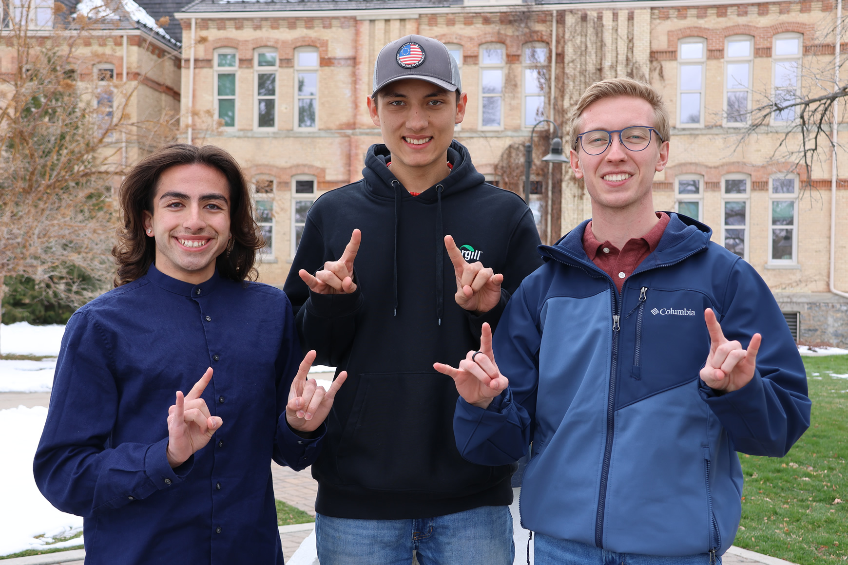 Photo of three Fraternity Members