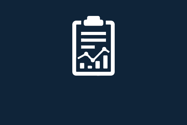 clipboard icon with graph