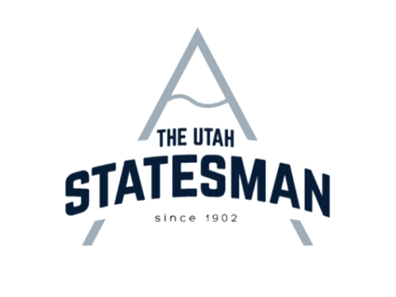 The Utah Statesman logo. Since 1902