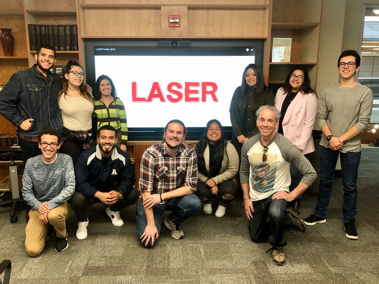 10/23/2019, Dr. Frederick Aldama and the LCC held a LASER information meeting.