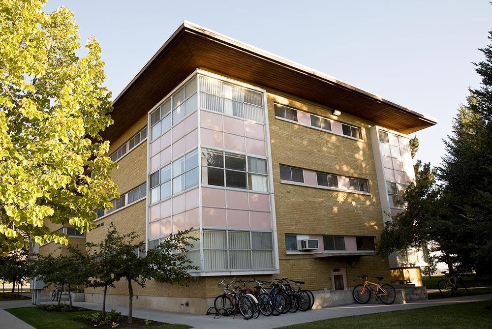 Façade of Greaves Hall