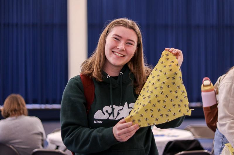 Getting more sustainable with beeswax wraps..
