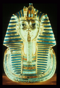 Death Mask of Tutankhamun (click to see larger image)