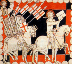 Christ leading an army (click to see larger image)