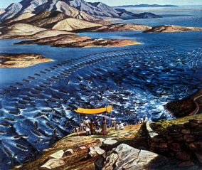 The Battle of Salamis (click to see larger image)