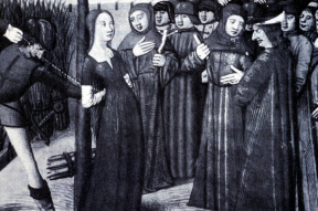 Joan at the stake (click to see larger image)